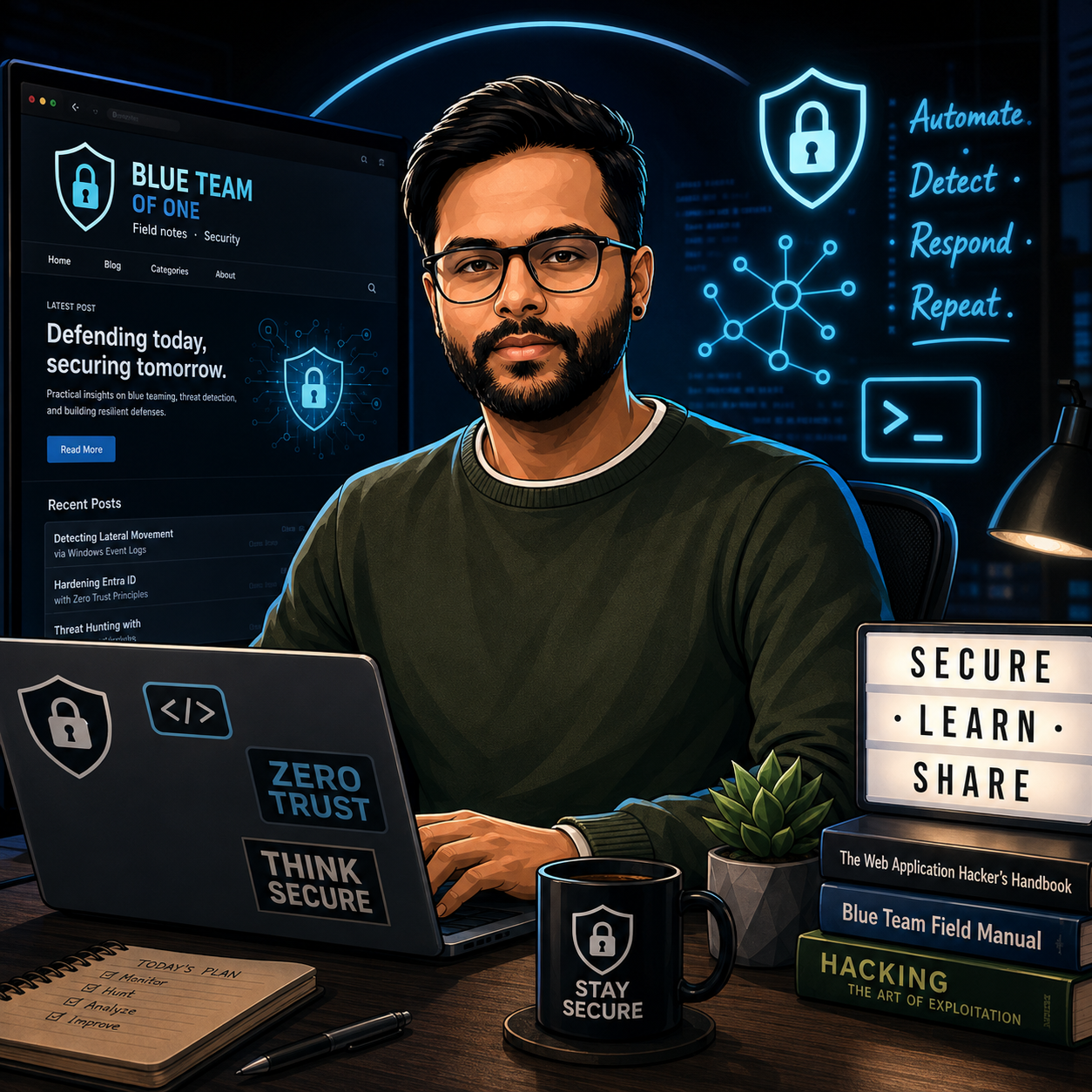 Blue Team of One — security field notes